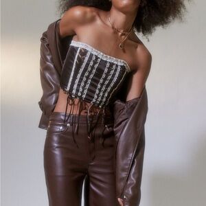 Urban Outfitters Lacy Strapless Corset